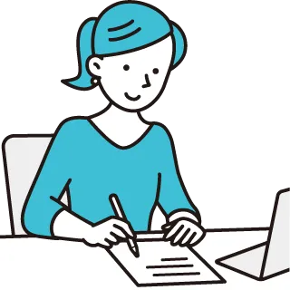 申請着手のイラスト