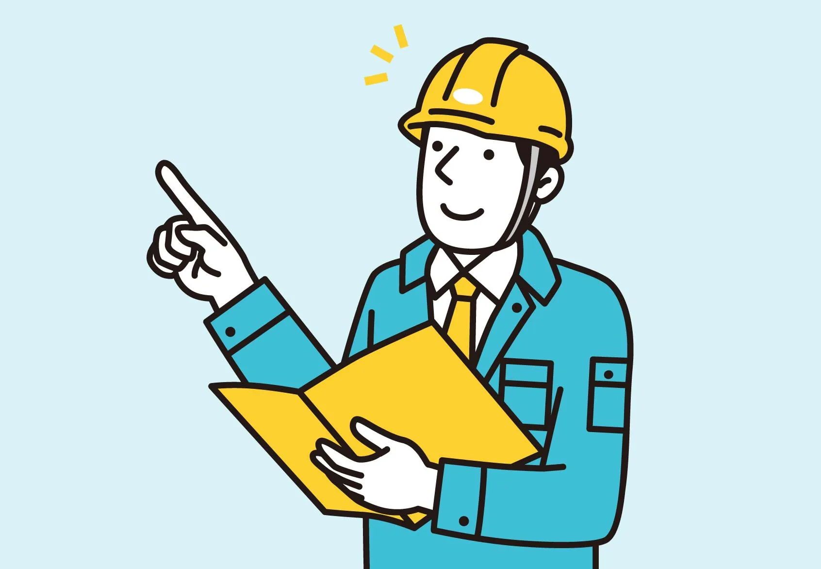 提案箇所を見つけるイラスト