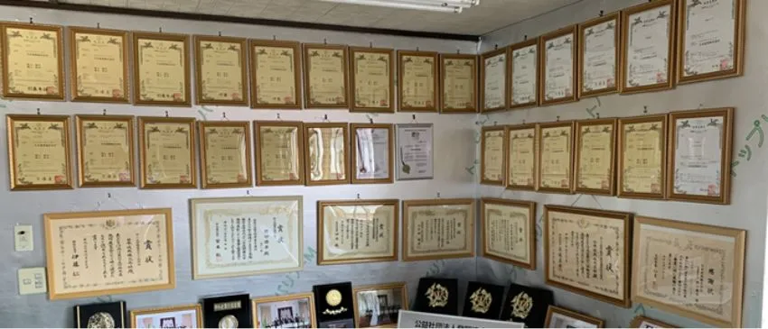 特許技術の正規代理店証明書