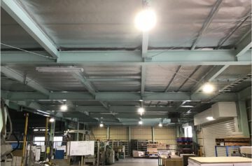 トップヒートバリアー 耐熱用遮熱材+汎用遮熱材工法施工後