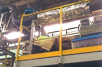 トップヒートバリアー ダクト遮熱施工後
