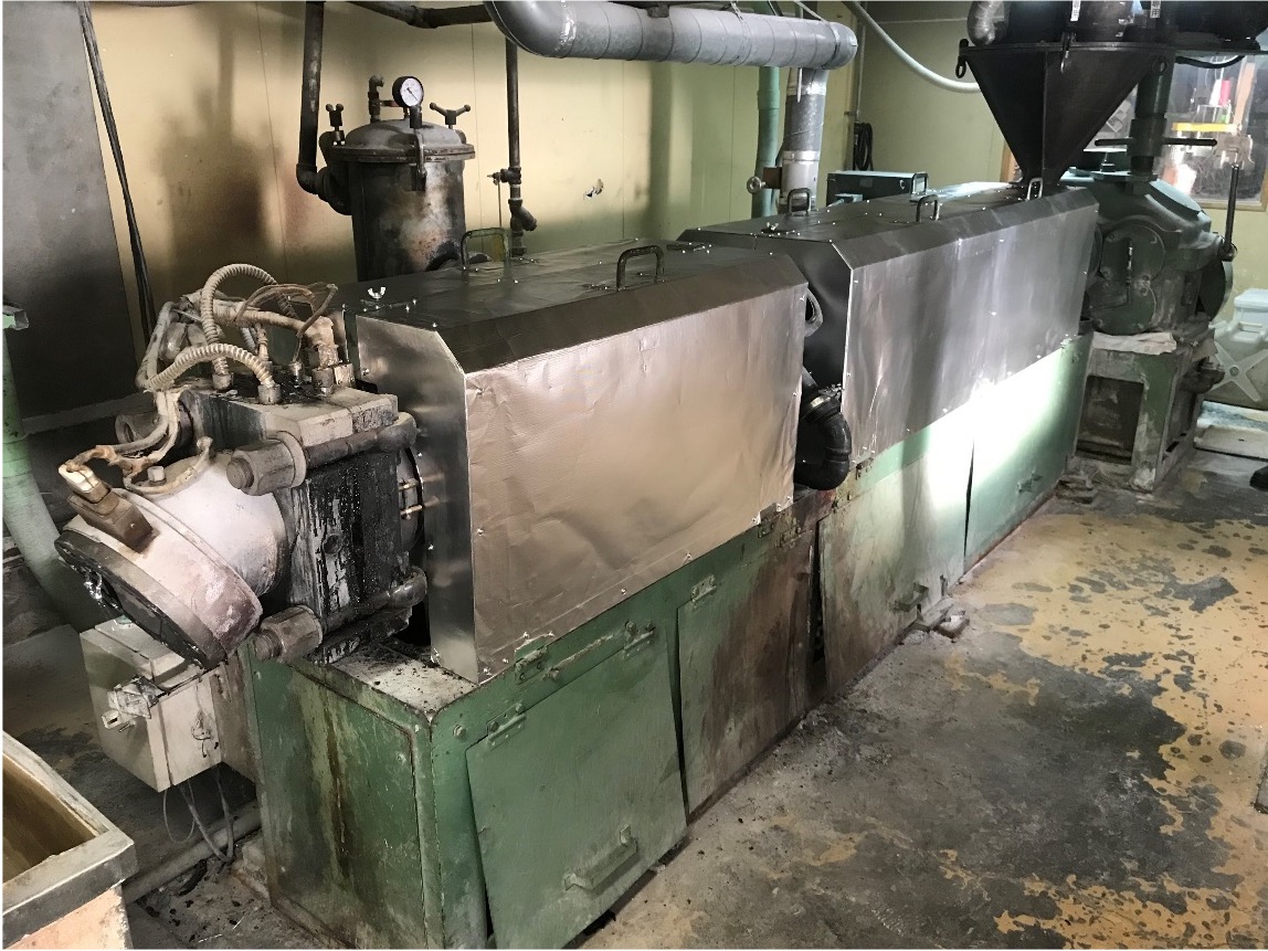 トップヒートバリアー 設備遮熱施工後