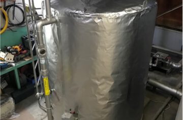 トップヒートバリアー 設備遮熱施工後