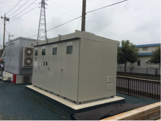 トップヒートバリアー 屋外設備施工前