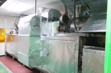 トップヒートバリアー 小型乾燥炉施工後