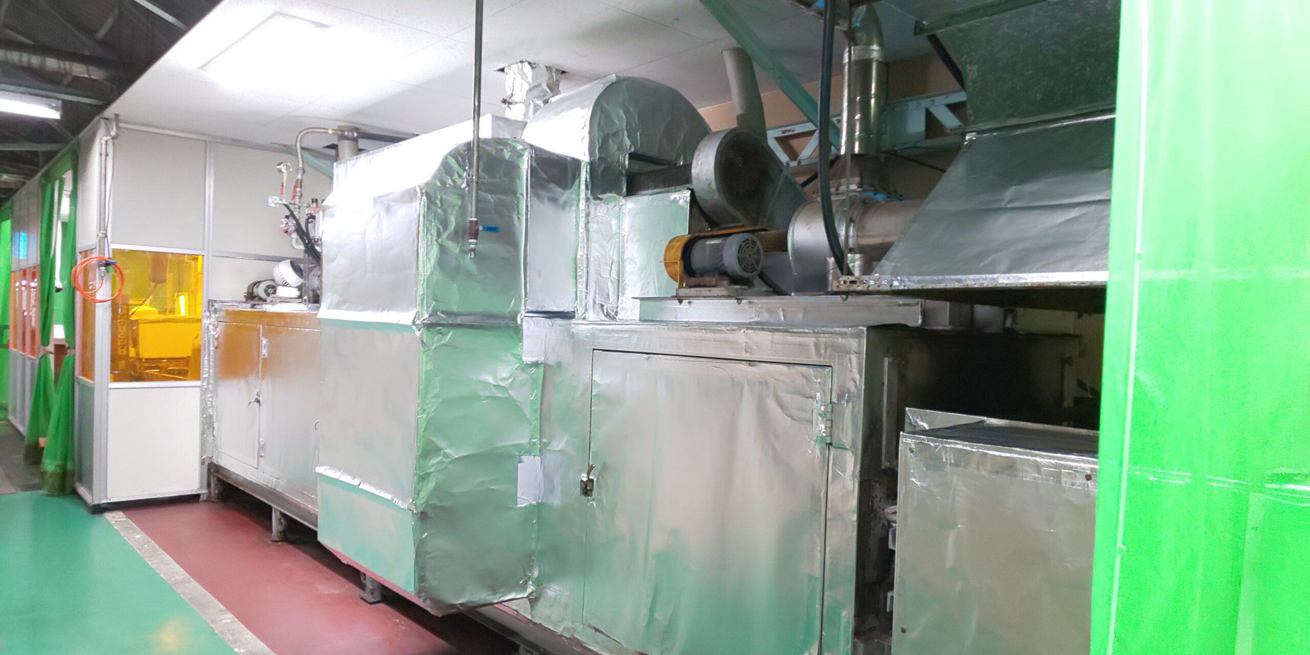 トップヒートバリアー 小型乾燥炉施工後